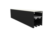 Zwart LED strip profiel inclusief klikcover 40mm x 50mm - XL340ZWART