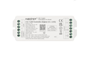 Professionele Zigbee LED controller 2 in 1 - voor single color en dual white LED strips 12-24-48v - PZ2