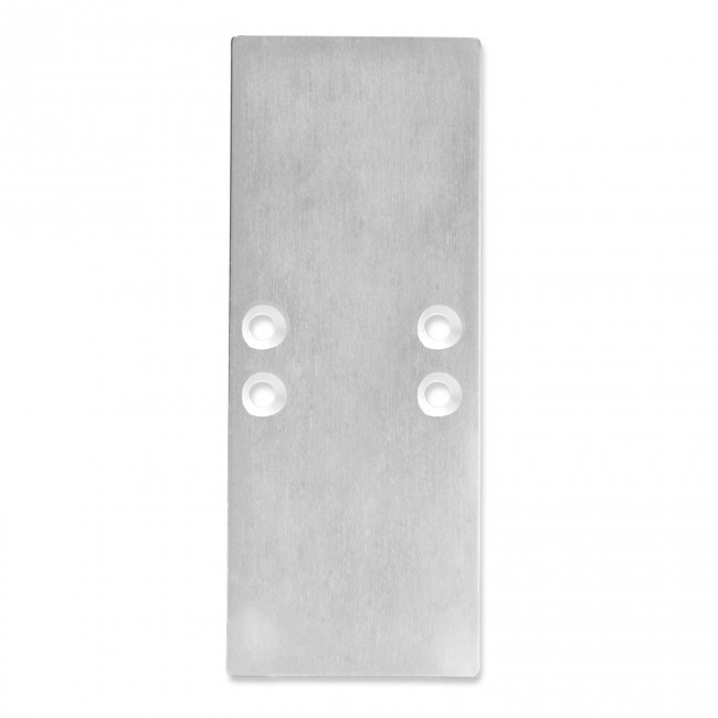 2 x LED strip profiel eindkappen - UpDown01ALU