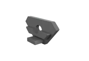 Eindkap  met kabeldoorvoer - 323ALU