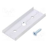 LED strip profiel montageklem extra lange voor - 09INBOUW-ALU, 09INBOUW-WIT, 09INBOUW-ZWART