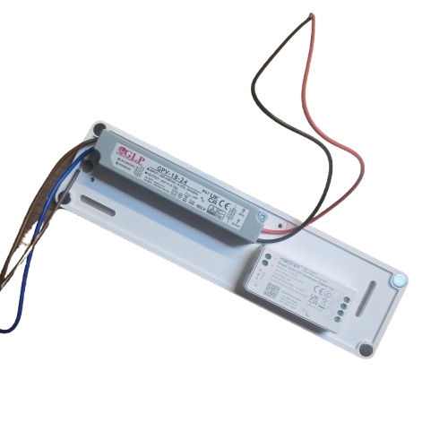 LED voeding en controller behuizing voor plafondmontage 260 x 110 x 57 mm (l x b x h) - LEDvoedingbox-L