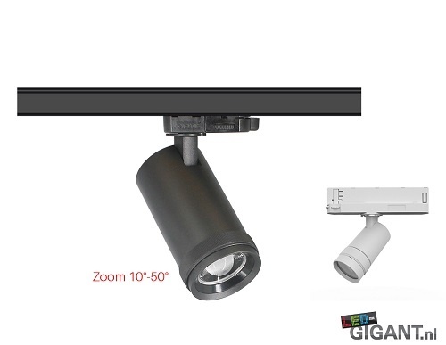 3- fase Trackspot Vigo Triac, zwart, Railspot