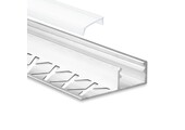 LED stucprofiel inclusief klikcover 37 mm x 10,9 mm STUC100