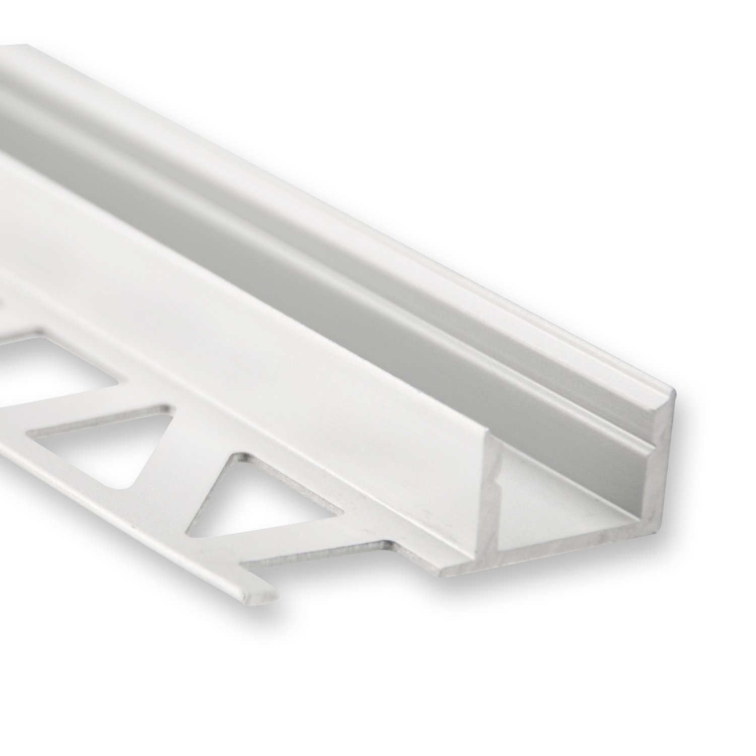 FP2 LED tegel- en stucprofiel - Geanodiseerd aluminium - afdekking naar keuze
