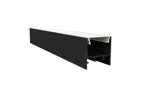 Zwart LED strip profiel inclusief klikcover  30 mm x 30,92 mm - XL306ZWART