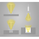 VARIO30-02 ACDE-9/TY LED profiel 3 meter - 33,4 x 15,9 mm - Zwart geanodiseerd - met opaal afdekkap