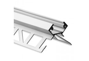 LED stuc hoekprofiel 2,5 meter 27,80 mm x 20 mm C23STUC BUITENHOEK (Afhaalprijs)