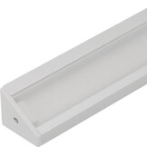 LED hoekprofiel met cover 24 mm x 19,4 mm - C21ALU