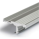 LED strip trapprofiel met cover 41,5 mm x 20,6 mm - D10ALU