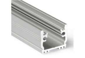 LED strip vloerprofiel 2 meter met cover 15,8 mm x 13,70 mm - VLOER12