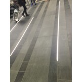 LED strip vloerprofiel 2 meter met cover 15,8 mm x 13,70 mm - VLOER12