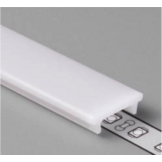 LED strip vloerprofiel 2 meter met cover 15,8 mm x 13,70 mm - VLOER12