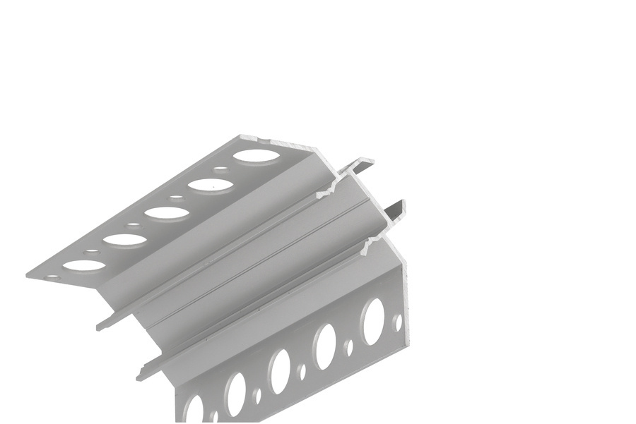 LED tegel en stuc hoekprofiel 2 meter 39,9 mm x 39,9 mm C24STUC BINNENHOEK