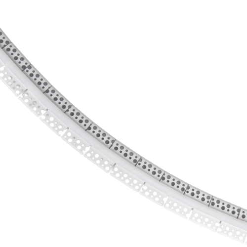 Horizontaal buigbaar LED stucprofiel inclusief afdekking 55,3 mm x 11 mm STUC360