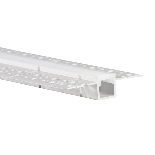 Horizontaal buigbaar LED stucprofiel inclusief afdekking 55,3 mm x 11 mm STUC360