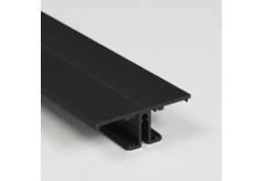 LED strip profiel Up Down - met cover 13,5 mm x 40 mm - UpDown02ZWART