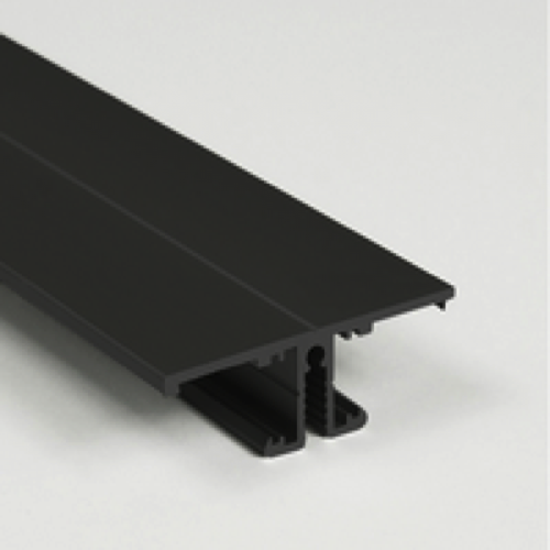 LED profiel Up Down - met afdekking 13,5 mm x 40 mm - UpDown02ZWART