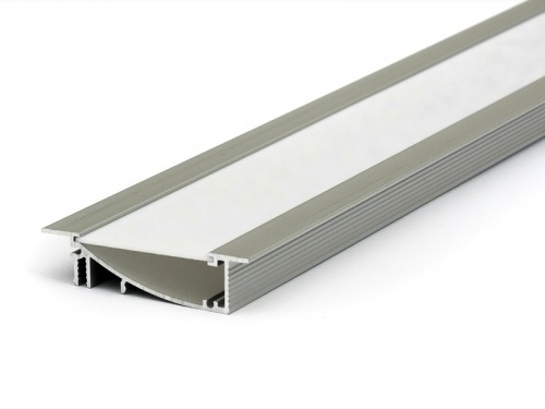 LED gyproc profiel 2 meter met opaal schuifafdekking 53 mm x 13,5 mm F8ALU