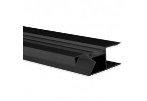 LED strip profiel Up Down - 2 meter met cover 50 mm x 18.5 mm - UpDown04Zwart