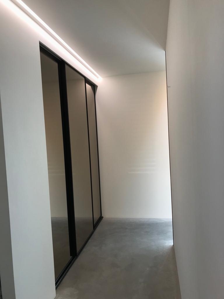 TBP5 extra breed LED gipsprofiel - Geanodiseerd aluminium - afdekking naar keuze