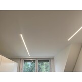 TBP5 extra breed LED gipsprofiel - Geanodiseerd aluminium - afdekking naar keuze