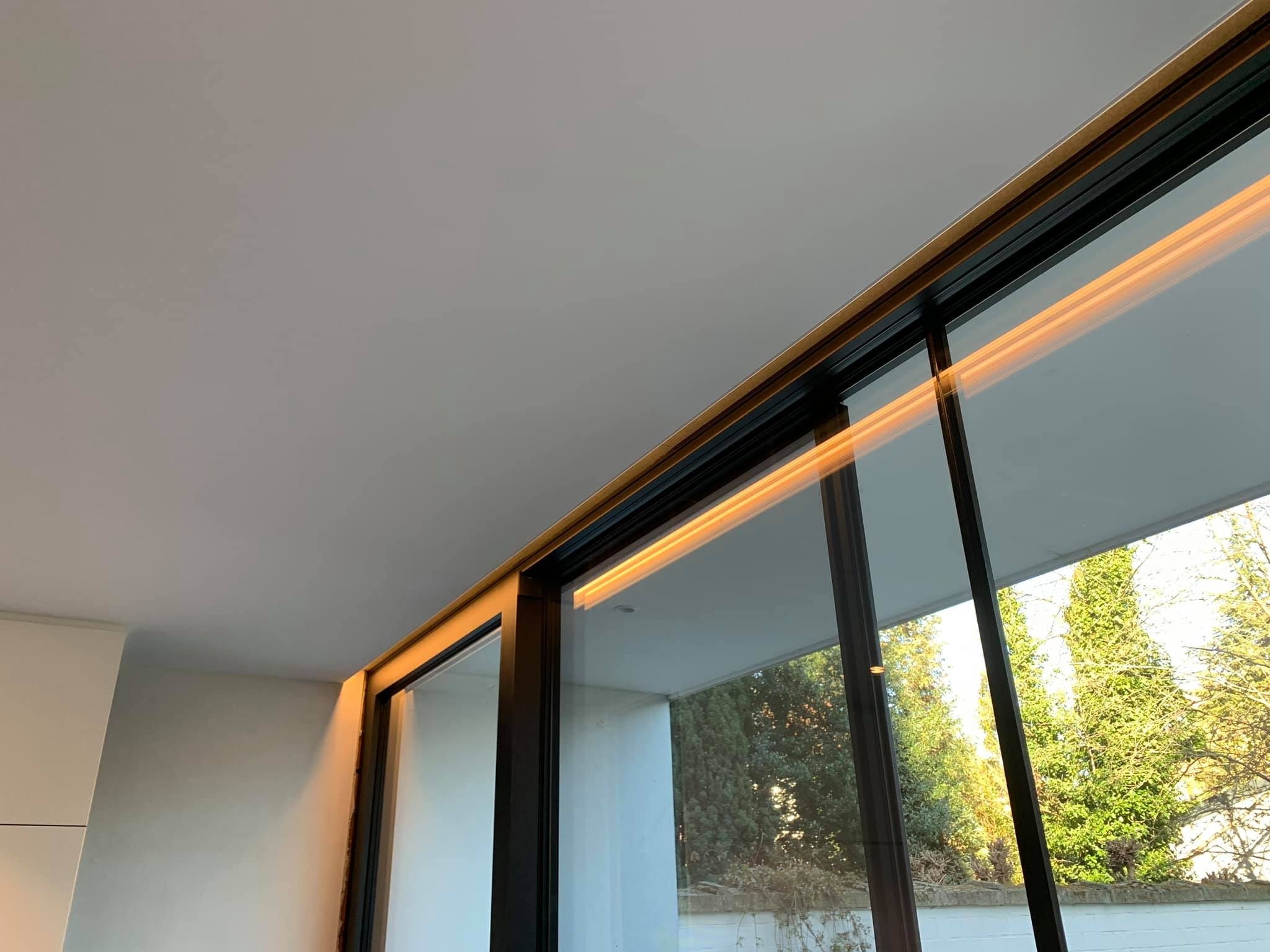 Wit LED profiel met afdekking 15mm x 6mm - 301WIT