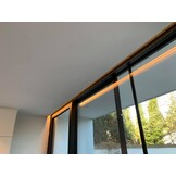 PL1 LED opbouwprofiel - Geanodiseerd aluminium - afdekking naar keuze