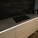 Aluminium LED strip profiel met klikcover 16,80mm x 6,47mm - 01ALU