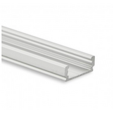 PL1 LED opbouwprofiel - Geanodiseerd aluminium - afdekking naar keuze