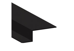 Zwart LED gipsplaat profiel voor koof 43,5mm x 13,44mm - GIPS160ZWART