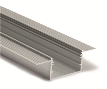 VARIO30-05 ACDE-9 diep trimless LED stucprofiel - Geanodiseerd aluminium - afdekking naar keuze