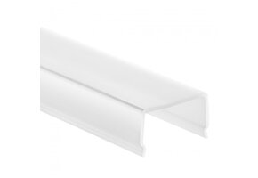 2 meter Losse LED strip profiel cover – Opaal – 25,8mm - C2