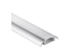 LED opbouw profiel met cover 25,79 mm x 6,5 mm 17ALU