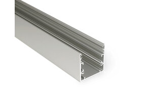 LED strip profiel XXL 1 meter met cover 53 mm x 53 mm - XL53ALU