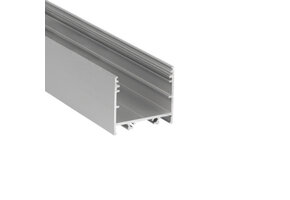 Alu LED XL profiel 3 meter met lage cover 33,4mm x 29,6mm - XL11ALU