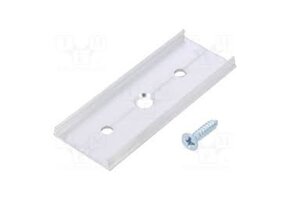 Extra lange montageklem + schroef t.b.v. LED strip profiel XL10ALU, XL10WIT, XL10ZWART,XL11ALU, XL11WIT, XL11ZWART