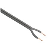 LED strip aansluitkabel 2-polig - 100 meter rol - grijs