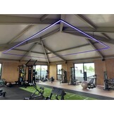 PN6V2 hoog LED opbouwprofiel - Wit - afdekking naar keuze