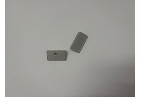 Set van twee eindkappen t.b.v. GIPS05.C3ALU