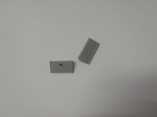 Set van twee eindkappen t.b.v. GIPS05.C3ALU