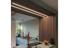 LED strip profiel voor akoestische panelen