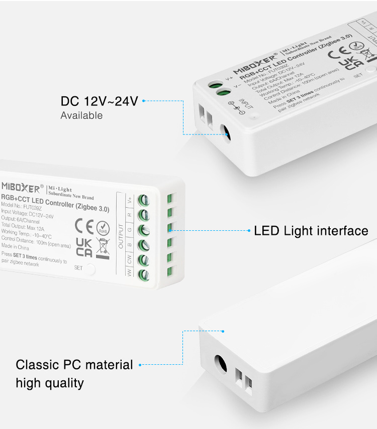 Zigbee + 2,4ghz 2 in 1 LED controller FUT035Z+