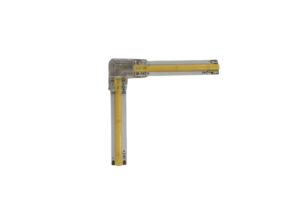 COB LED Strip - 90 graden transparante hoek connector 3000K COB - IP20