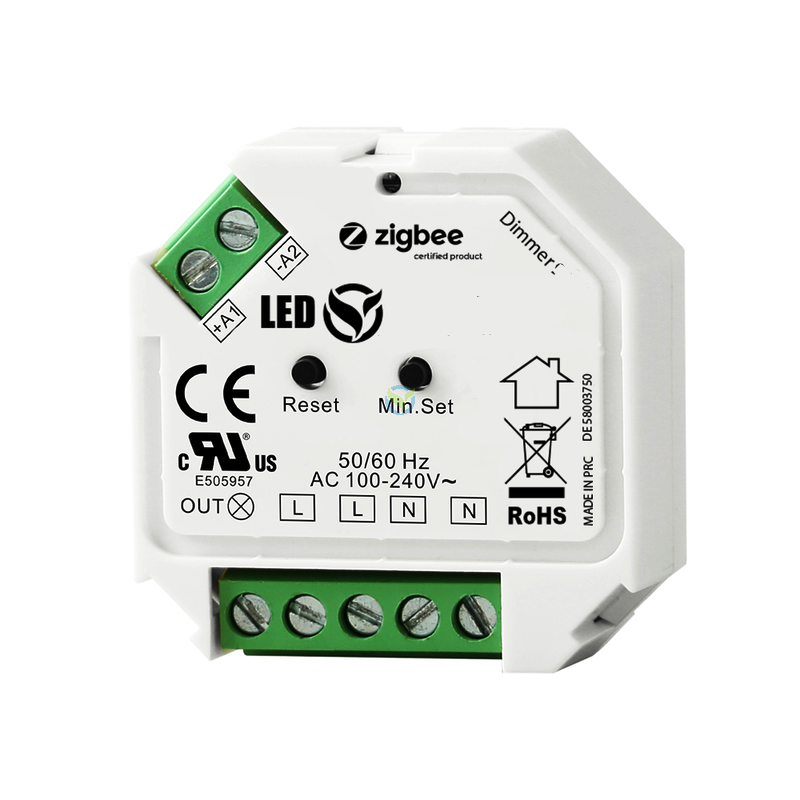 Draadloze LED dimmer ZIGBEE - t.b.v. FASE LED DIMMER - ZIGBEE9109