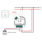 Draadloze LED dimmer ZIGBEE - t.b.v. FASE LED DIMMER - ZIGBEE9109