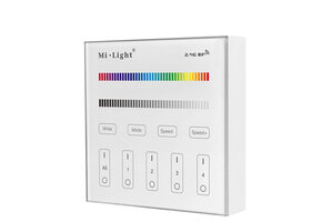 RGB / RGBW / RGBWW LED wanddimmer - Draadloos