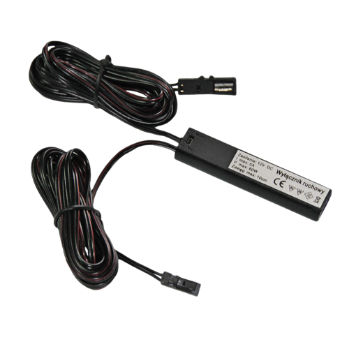 Infrarood LED kast schakelaar voor enkel kleurige LED strips - WUN-SO1-IR Zwart