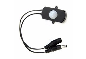 PIR bewegingssensor instelbaar voor LED - zwart