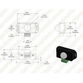 PIR bewegingssensor instelbaar - LED max 8 ampere